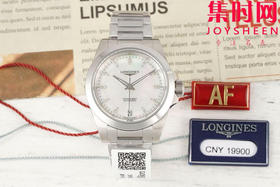 浪琴新款 AF康卡斯悦动系列34mm 贝母钻面 女士腕表