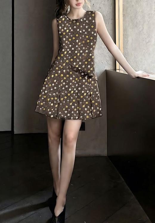 女款印花侧带背心裙zo 商品图3