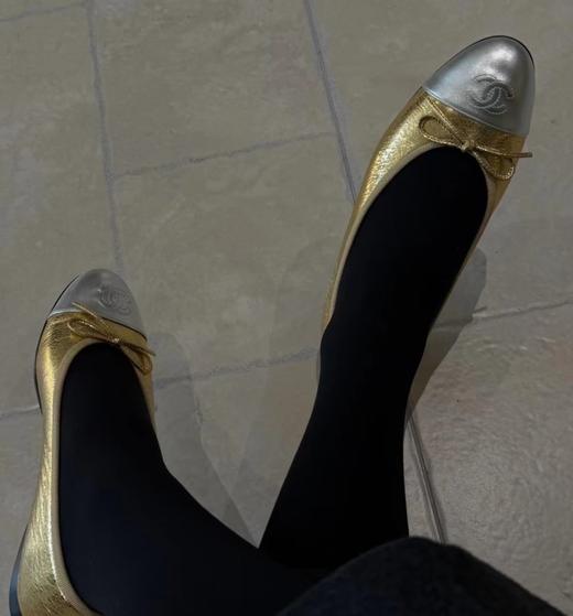 重磅渠道   双C平底舞蹈鞋  万年经典款 双色单鞋  菱格纹芭蕾舞鞋  巨舒服！ 商品图1