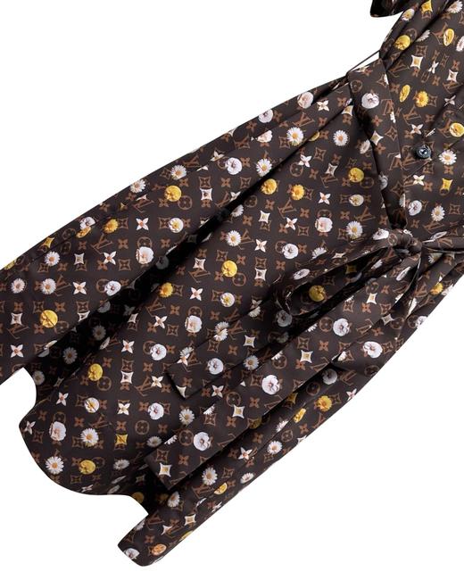 女款印花腰带衬衣裙zo 商品图2