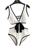 女款蝴蝶结连体泳衣ba025 商品缩略图0