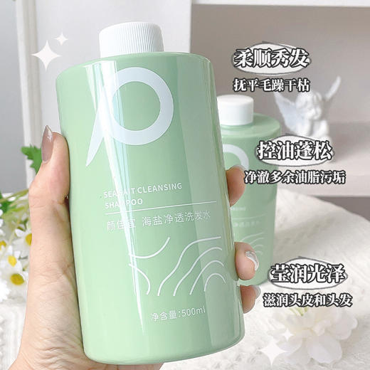 【控油清爽，深层清洁】海盐香氛控油洗发水清爽洗发露氨基酸海盐沐浴露营养发膜护发素。xb 商品图1