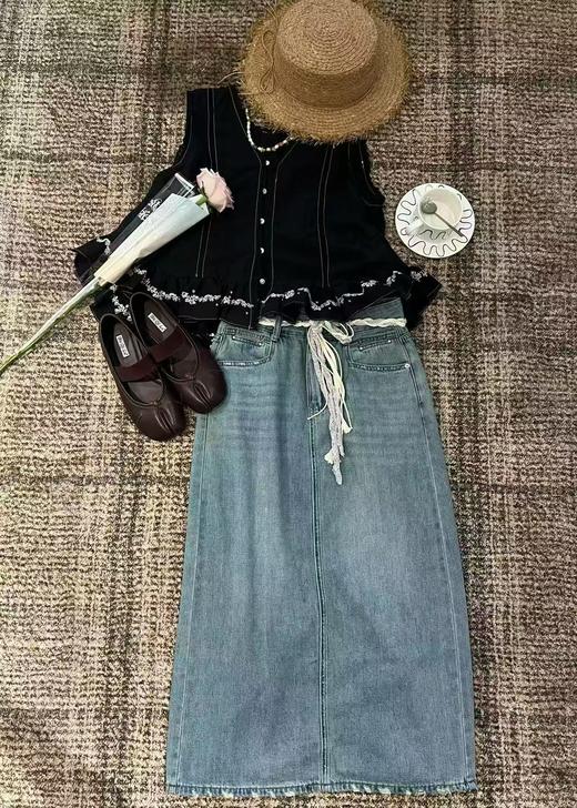 【门店同款】ENJOY夏季花边刺绣韩系上衣 171493209 商品图0