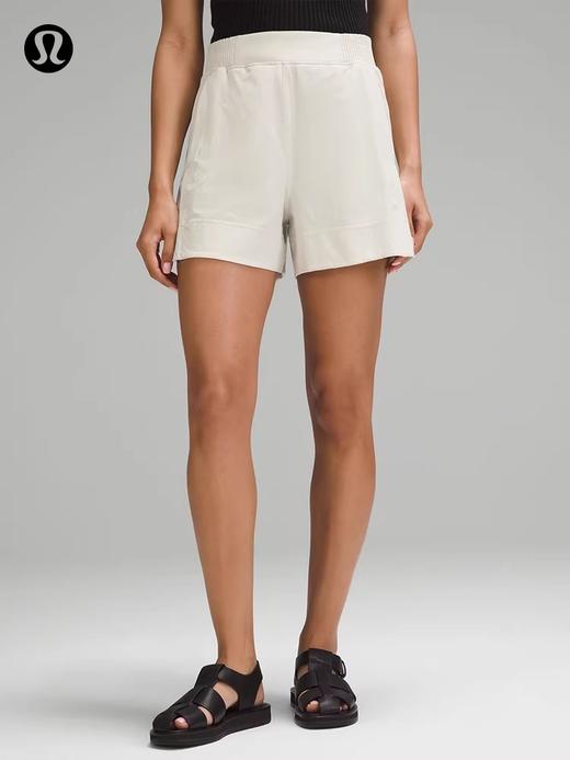 瑜伽百慕短裤，高腰宽松设计。显瘦普拉提小标户外运动裤E041860 商品图6