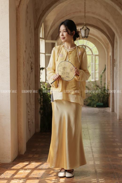 【门店同款】ENJOY春季“画中行”月明清影上衣 170643308 商品图1