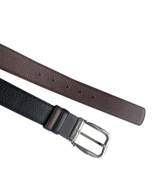 旋转针扣牛皮腰带he 商品图2