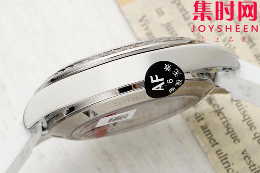浪琴新款 AF康卡斯悦动系列34mm 贝母钻面 钻圈款 女士腕表 商品图6