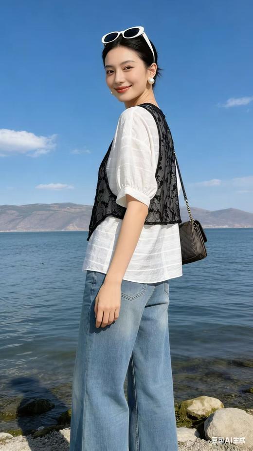 64X525假两件衬衫T恤 商品图1