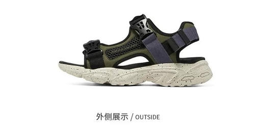 XY｜Skechers斯凯奇男子夏季新款机甲凉鞋减震防滑耐磨户外休闲沙滩鞋237396-olbk 商品图1