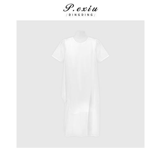 PanYiXiu/潘依绣100%苎麻设计感亲肤透气长款连衣裙 W-63983 商品图0