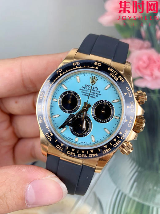 劳力士宇宙计型m126518 VS迪通拿4131配重版 VS迪通拿配重版 重量135克+ 蒂芙尼蓝 新款包边迪通拿 丹东4131一体机 男士腕表 表径40mm 商品图2