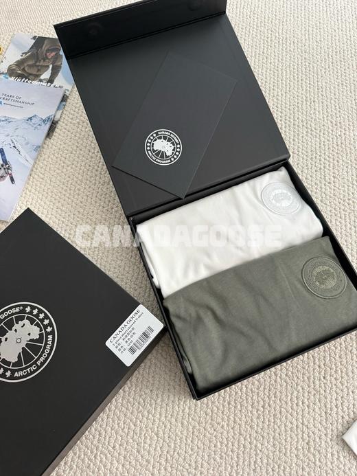 二件装礼盒！ 加拿大鹅 Gladstone男士圆盘刺绣标休闲T恤短袖 商品图4