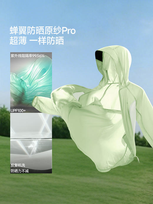 【蕉下防晒团 女款轻薄防泼水防晒衣/速干防风防晒衣/透气微喇防晒裤】 商品图7