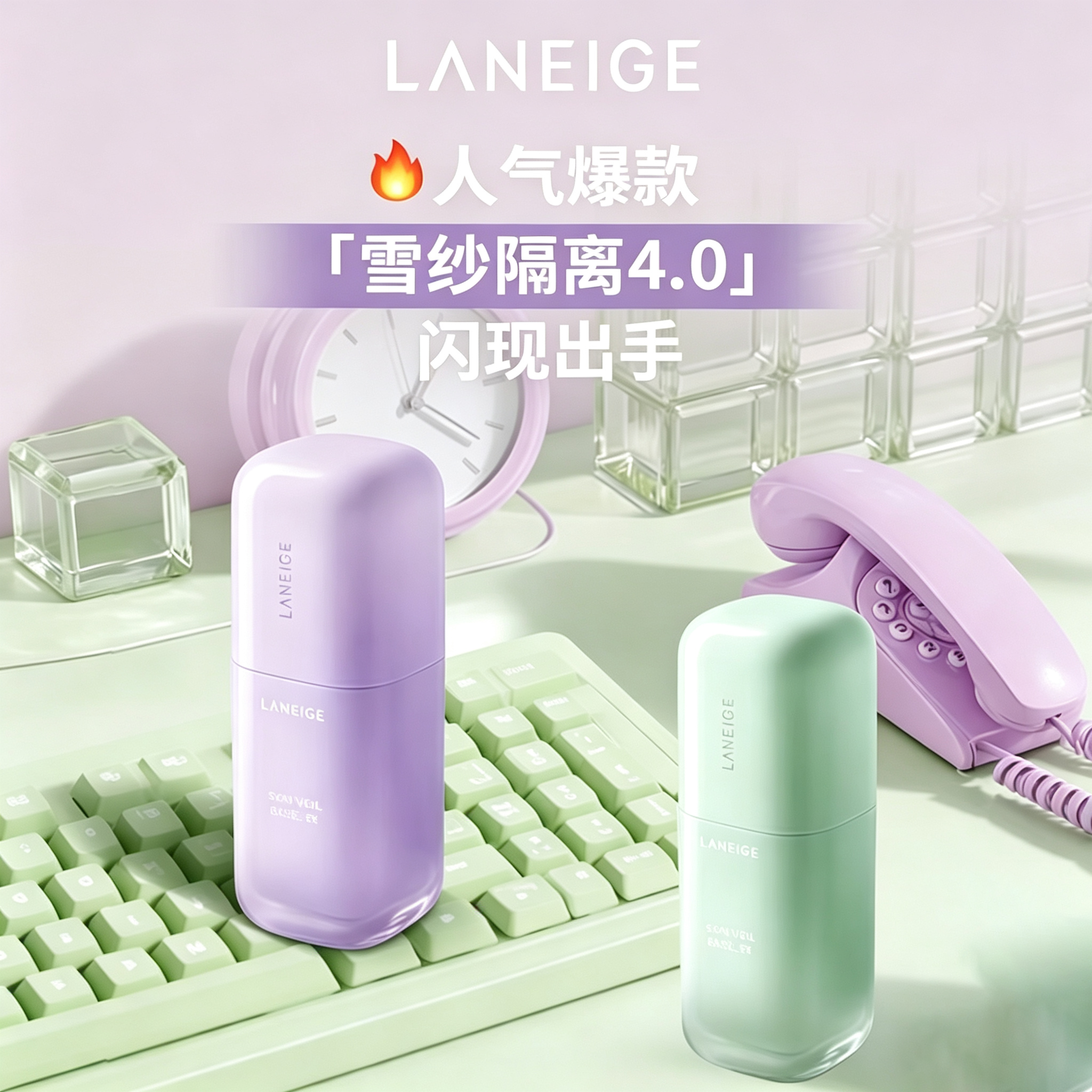 兰芝保湿隔离霜妆前乳