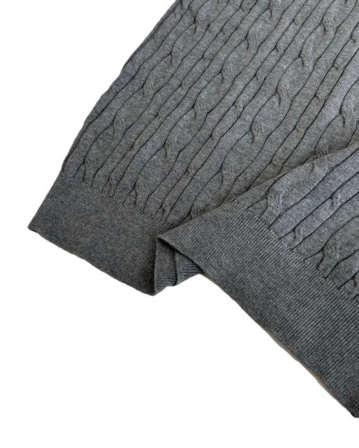 男款麻花针织短袖Polo衫hu015 商品图2