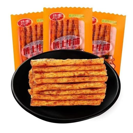 【麻辣过瘾❗解馋必备】博士牛筋辣条辣棒小包装牛筋豆筋麻辣面筋卷解馋怀旧零食小吃。xb 商品图4