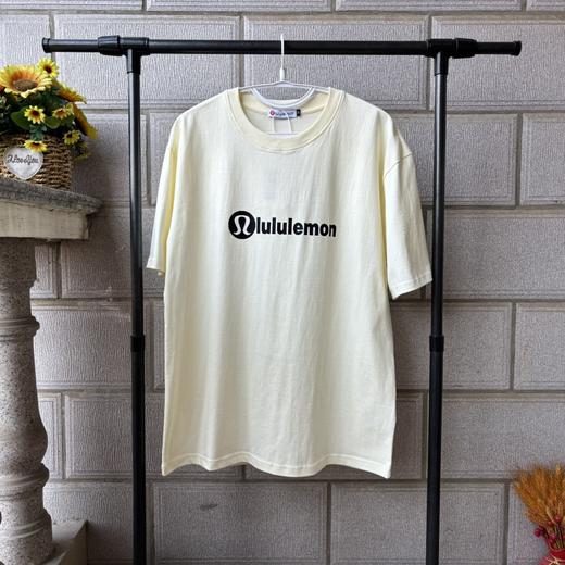 Lululemon露露26新款情侣印花短袖T恤明星穿搭款 280克全棉透气面料 商品图3