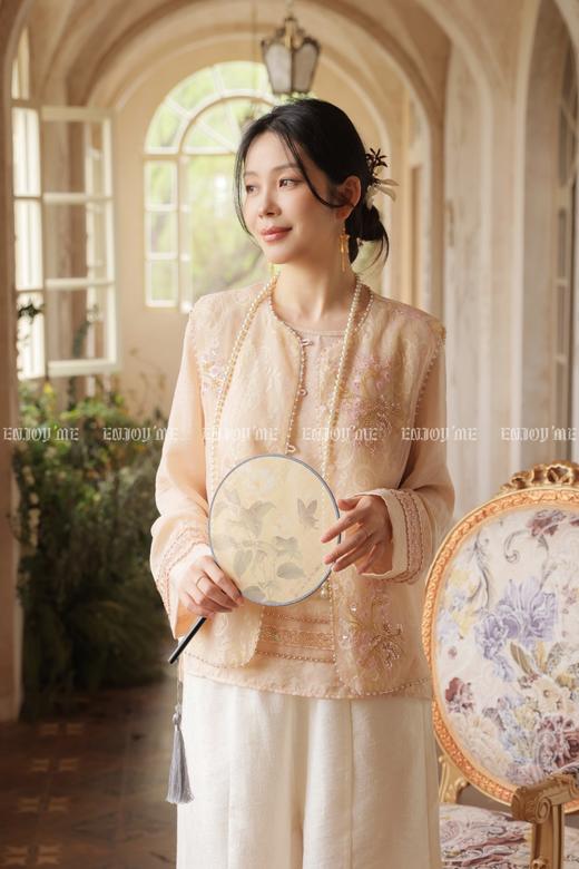 【门店同款】ENJOY夏季“游园戏梦”见春陈词上衣 170747801 商品图0