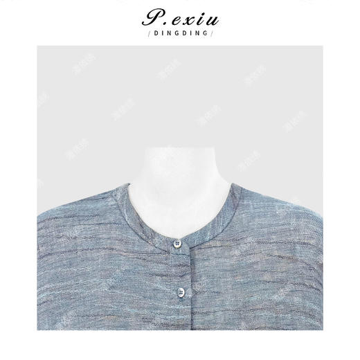PanYiXiu/潘依绣 100%色织亚麻极简松弛高级感长袖衬衫 Li11037 商品图3