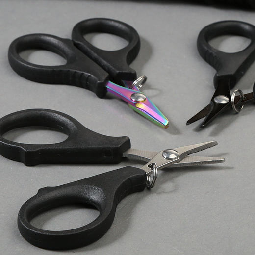 【锋利耐用抗腐蚀,小巧便携易收纳】钓鱼剪刀多功能大力马不锈钢鱼线剪路亚小剪刀锯齿剪刀户外垂钓.TA 商品图1