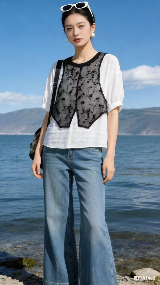 64X525假两件衬衫T恤 商品图0