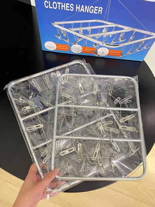 纯元！出口单！山姆在售同款！多功能不锈钢晾衣架裤架套装！ 商品图14