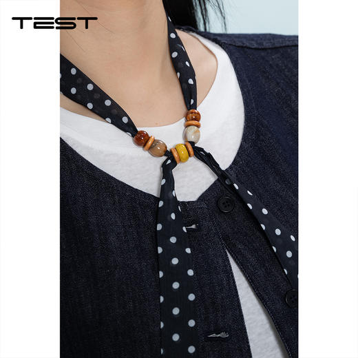 夏上新牛仔马甲半身裙高级感减龄显瘦复古休闲三件套4262002 商品图2