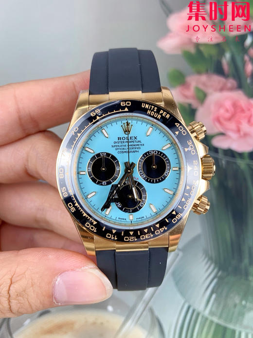 劳力士宇宙计型m126518 VS迪通拿4131配重版 VS迪通拿配重版 重量135克+ 蒂芙尼蓝 新款包边迪通拿 丹东4131一体机 男士腕表 表径40mm 商品图0