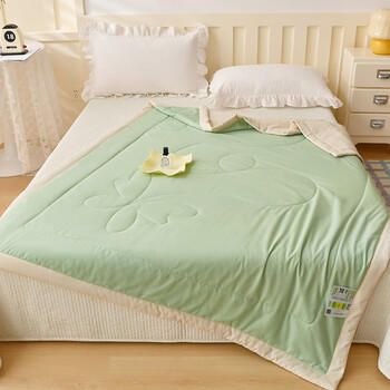 纺王夏被子亲肤透气大豆被四季通用被褥被芯大豆亲肤夏凉被150*200cm /床上用品 /被子 /纤维被 商品图5