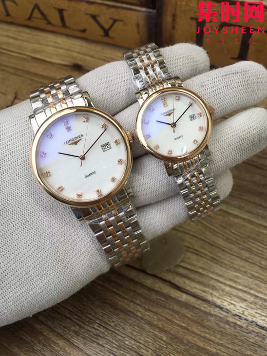 浪琴博雅系列 情侣腕表 表盘尺寸：男款39 女款29mm 商品图1