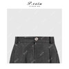 100%桑蚕丝龟纹高级质感显瘦松紧腰休闲短裤 YL2132-1 商品缩略图2