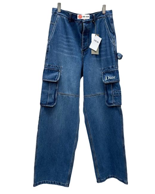 男款logo刺绣牛仔裤长裤 可配套装la010 商品图0