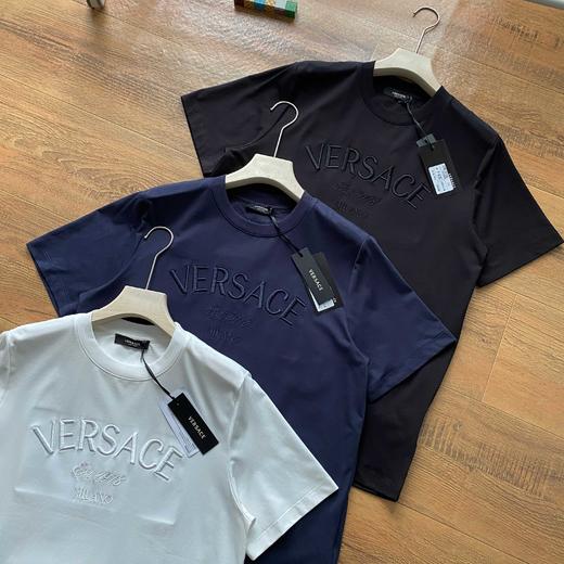 Versace Milano Stamp 刺绣T恤 商品图1
