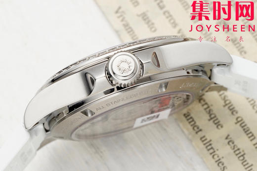 浪琴新款 AF康卡斯悦动系列34mm 贝母钻面 钻圈款 女士腕表 商品图7