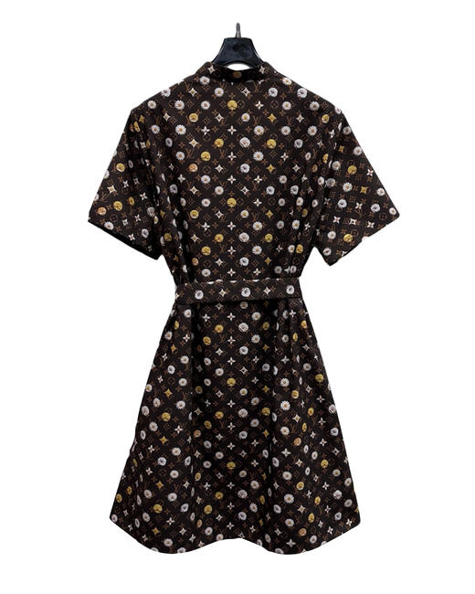 女款印花腰带衬衣裙zo 商品图1