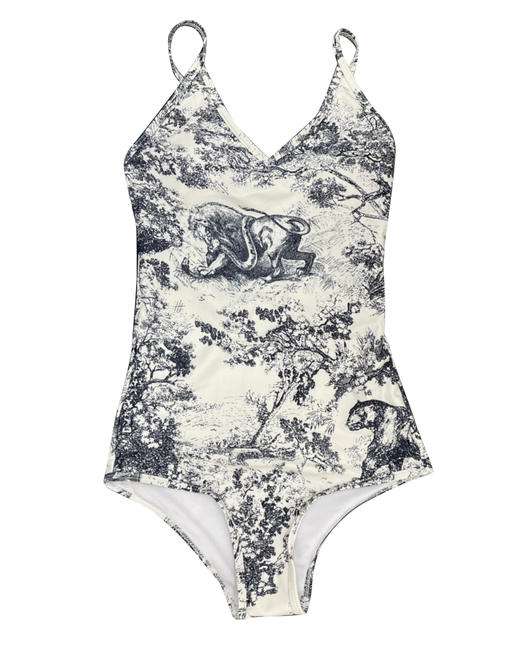 女款印花连体泳衣ba010 商品图0