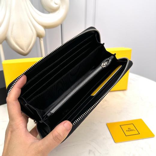 芬迪Fendi 长款拉链钱夹 【颜色】黑色 高端品质 商品图3