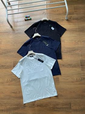 Versace Milano Stamp 刺绣T恤