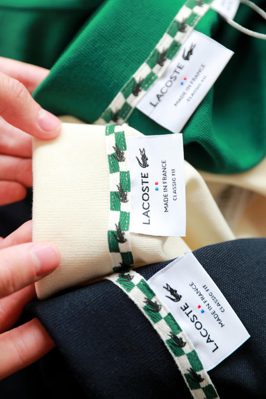 干部老钱风polo，撞色条纹+徽标。刺绣工艺翻领短袖polo衫E041866 商品图1