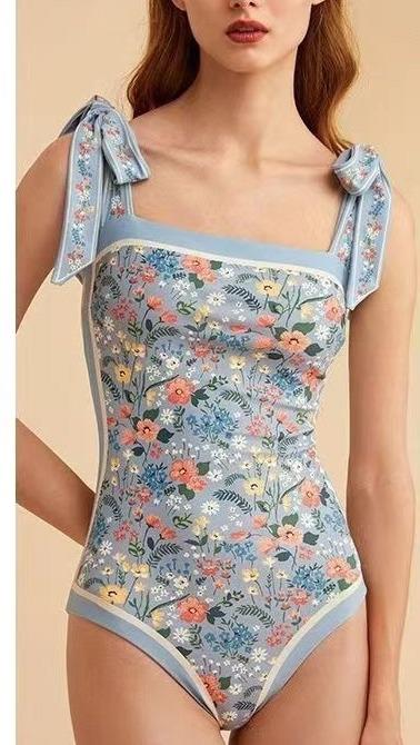 女款双面穿印花连体泳衣la012 商品图5