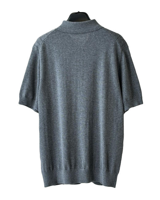 男款麻花针织短袖Polo衫hu015 商品图1