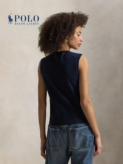 H型直身针织式的套头背心 商品图3