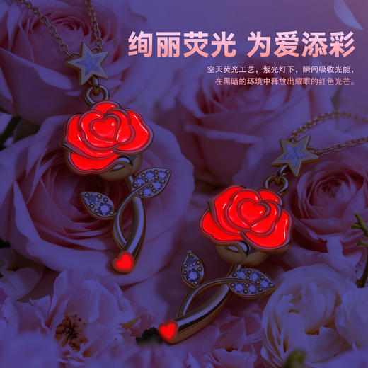 热卖中！！【中国·航天文创（CASCI）】官方特许产品——太空造物·星辰之恋玫瑰陨石项链  商品图5