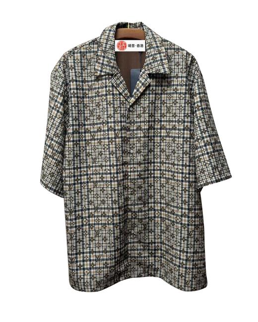 男款印花休闲短袖衬衫 可配套装zo 商品图0