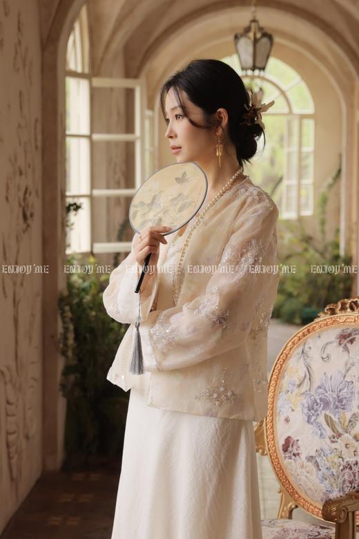 【门店同款】ENJOY春季“画中行”棠枝词意中式外套 169795646 商品图4