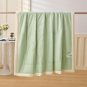 纺王夏被子亲肤透气大豆被四季通用被褥被芯大豆亲肤夏凉被150*200cm /床上用品 /被子 /纤维被 商品图4