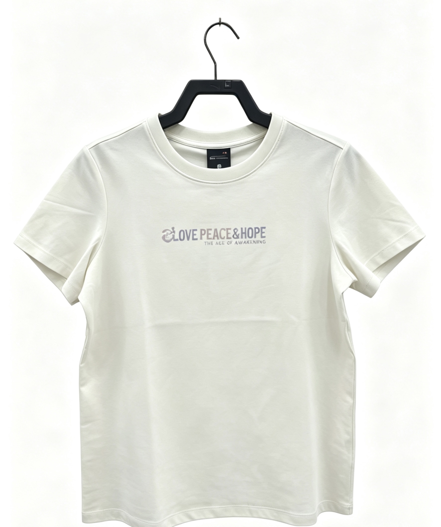 XY｜贵人鸟女士运动短袖针织T恤休闲透气T1252148-1