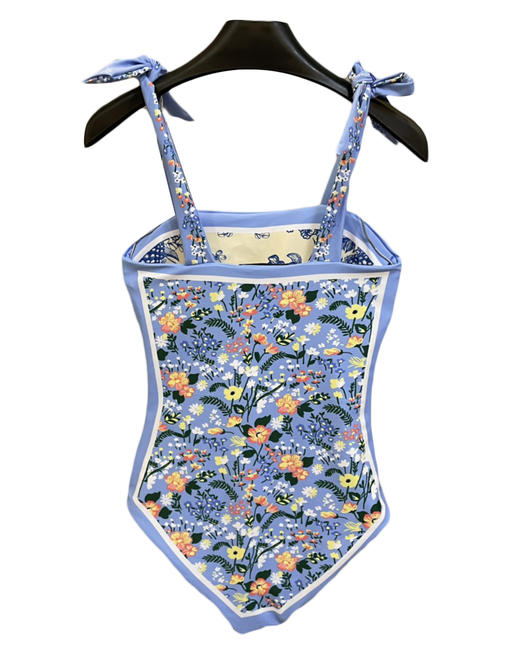 女款双面穿印花连体泳衣la012 商品图1