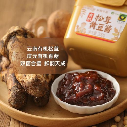 周末福利团，19.9禾然有机松茸黄豆酱 云南有机松茸+庆元有机香菇 鲜的纯粹 504项品质与安全检测 蘸、拌、炒、炖皆可基地直邮 商品图3