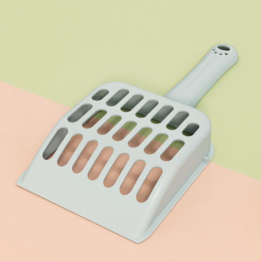 【耐摔耐踩!抗腐蚀易清洁】猫砂铲塑料猫屎铲清洁拾便器宠物用品耐摔耐用厂家猫沙铲神器。xb 商品图1